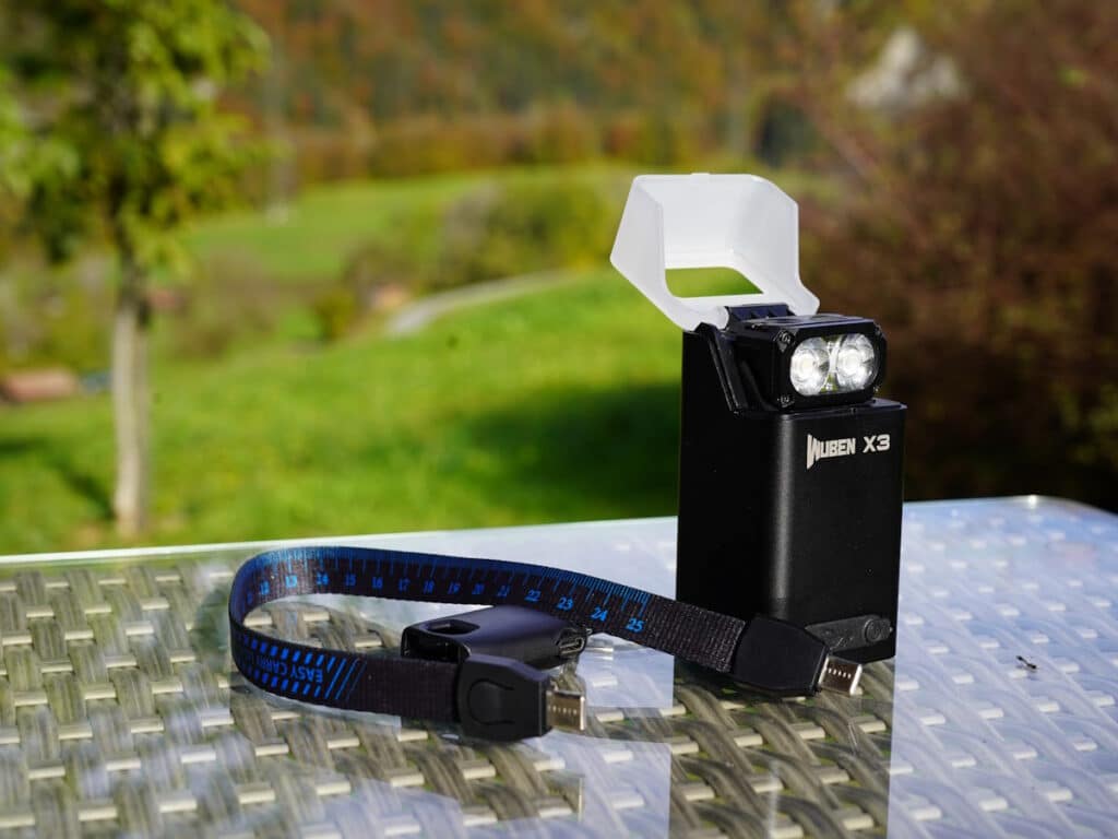 Wubben X3 Taschenlampe & Powerbank