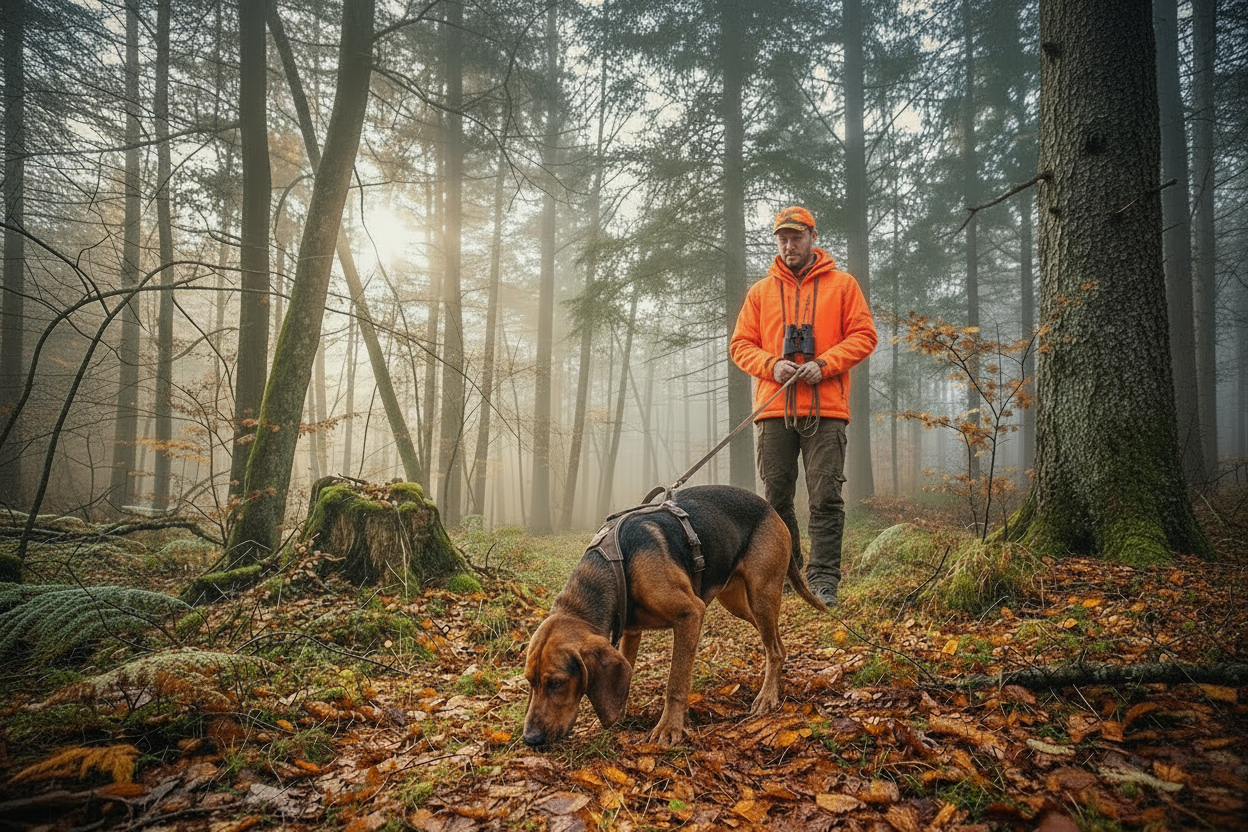 Bayerischer Gebirgsschweisshund – viel Raum oben