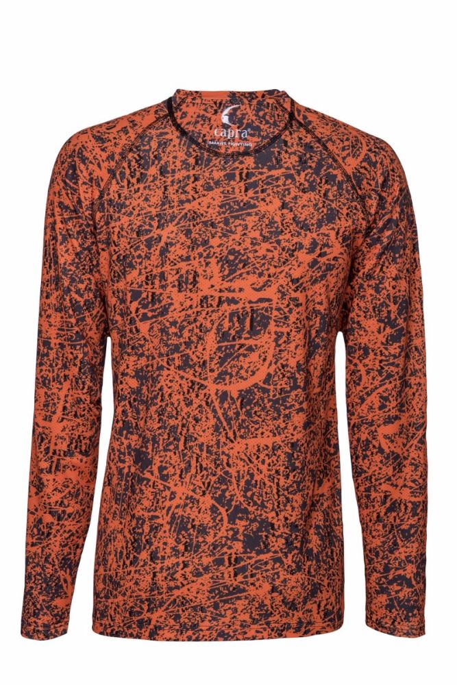 Jagd Langarmshirt "PIZ PALÜ" caja-BLAZE capra