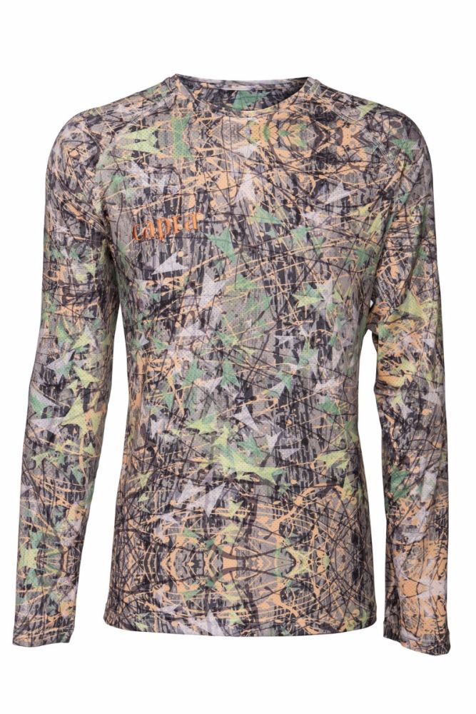 Jagd Langarmshirt "PIZ PALÜ" caja-FALL capra