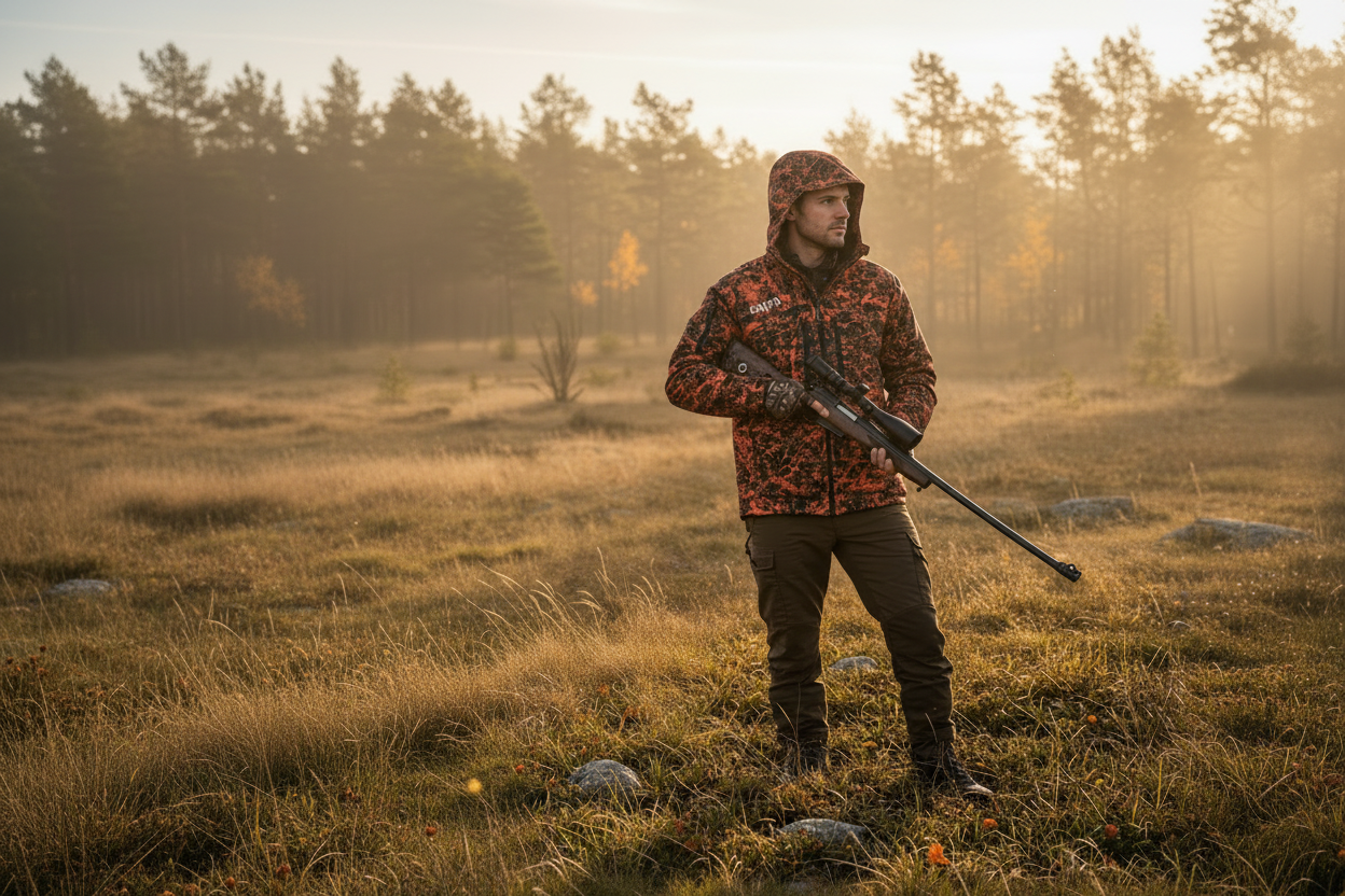 Jäger mit Capra Jacke horizontal