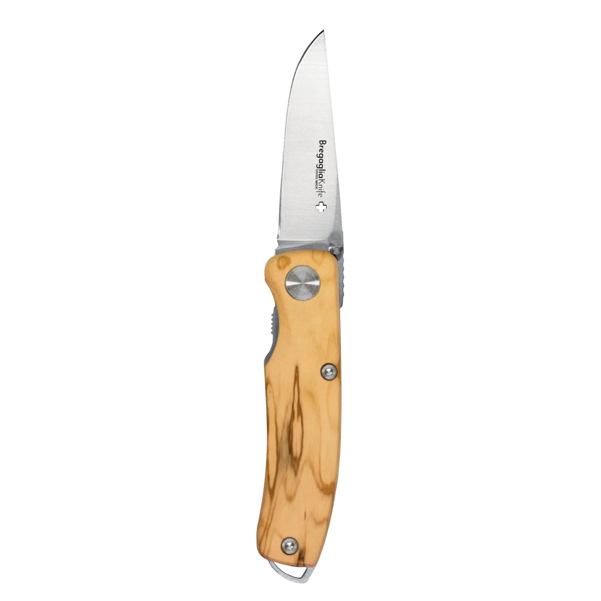 Maloja Klappmesser Olivenholz hell