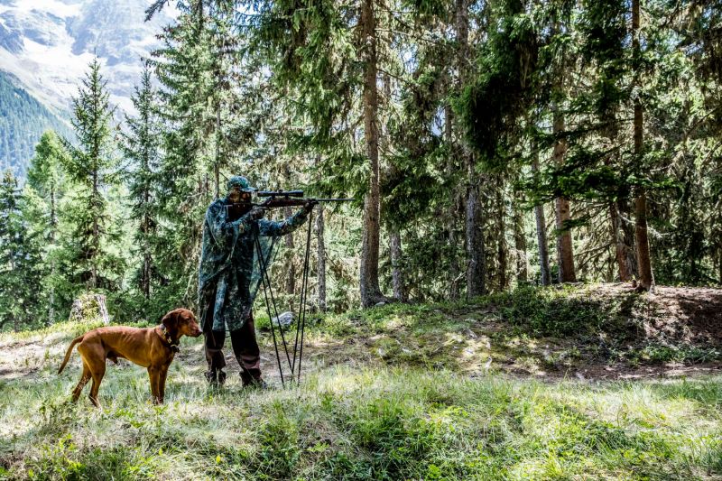Jagd Poncho Camo "RIGI" Capra